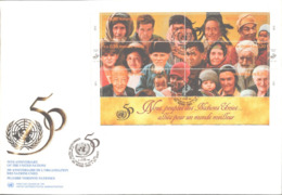 50eme Anniversaire Des Nations Unies 6 FDC NY680 à 691, GE293 à 304, Vienne 210 à 221 - Colecciones & Series