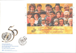 50eme Anniversaire Des Nations Unies 6 FDC NY680 à 691, GE293 à 304, Vienne 210 à 221 - Verzamelingen & Reeksen