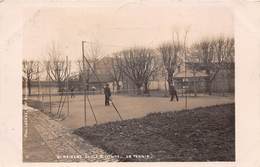 79-SAINT-MAIXENT- CARTE-PHOTO- ECOLE MILITAIRE , LE TENNIS - Saint Maixent L'Ecole