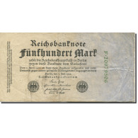 Billet, Allemagne, 500 Mark, 1922, 1922-07-07, KM:74c, TB+ - 500 Mark