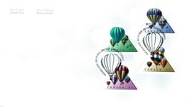 Canada 2001 Hot Air Balloons FDC - 1991-2000