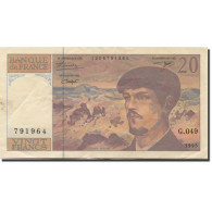 France, 20 Francs, Debussy, 1995, 1995, SUP, Fayette:66ter.1, KM:151h - 20 F 1980-1997 ''Debussy''