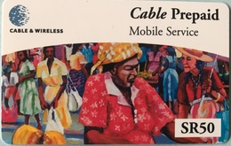 SEYCHELLES  -  Prepaid  - Cable § Wireless  - SR 50 (fine Different Numbers) - Sychelles