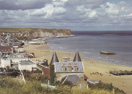 14,CALVADOS,ARROMANCHES,PLAGE,HOTEL,VUE AERIENNE - Arromanches