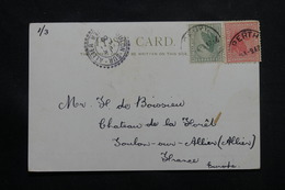 AUSTRALIE - Affranchissement Plaisant De Perth Sur Carte Postale En 1906 Pour La France - L 54942 - Cartas & Documentos