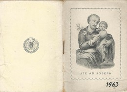 Calendarietto Sacra Famiglia Opera Divino Amore Napoli 1962 12,0 X 8,6 Pag. 28 (65) - Petit Format : 1961-70