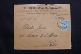 PORTUGAL - Enveloppe Commerciale De Lisbonne Pour Paris En 1891, Affranchissement Plaisant - L 54972 - Covers & Documents