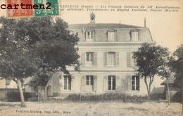 VILLEBLEVIN COLONIES SCOLAIRES TRANSFORMEES EN HOPITAL AUXILIAIRE (GUERRE 1914-1918) 89 - Villeblevin