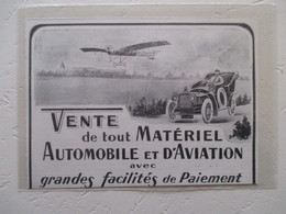 REIMS Rue Des Moulins - Ets Hanriots - Fabrication Et Montage De Machines Volantes MONOPLAN - Coupure De Presse De 1911 - Tools