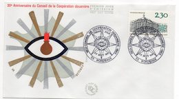 1983-- FDC - 20ème Anniv Du Conseil De La Coopération Douanière-....cachet  BORDEAUX - 33.......à Saisir - 1980-1989