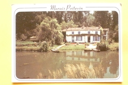 V10-73-dep--79-deux Sevres- Abli.. Mauze Sur Mignon-marais Poitevin--barques--en Poitou-- - Mauze Sur Le Mignon