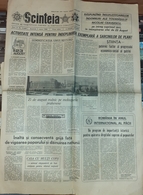ROMANIA-SCANTEIA,ROMANIAN NEWSPAPER,3 AUGUST 1986,COMMUNIST PERIOD - Altri & Non Classificati