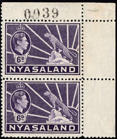 Nyasaland 1938 6d SG136 - Unmounted Mint - Nyassaland (1907-1953)