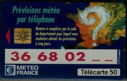 FRANCE 1995 PHONECARD PREVISIONS METEO PAR TELEPHONE USED VF!! - Unclassified