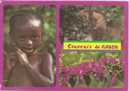 REPUBLIQUE DU GABON  - ENFANTS  NANDINIE BOUGAINVILLEE - Gabon