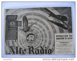 Alte Radio Hydravion 1927 Ancienne Coupure De Presse Italienne - Document Historique Coupure De Presse - GPS/Avionik