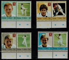 NIUTAO TUVALU 1985 CRICKET  MI No 21-28 MNH VF!! - Cricket