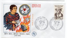 1983--FDC--- Martin LUTHER  Réformateur Religieux........cachet  PARIS--75......à Saisir - 1980-1989