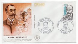 1983--FDC-- André MESSAGER  -- Musicien Lyrique Opéra Comique........cachet  MONTLUCON --03......à Saisir - 1980-1989