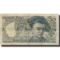 France, 50 Francs, Quentin De La Tour, 1982, B, Fayette:67.8, KM:152b - 50 F 1976-1992 ''Quentin De La Tour''