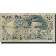 France, 50 Francs, Quentin De La Tour, 1985, B, Fayette:67.12, KM:152b - 50 F 1976-1992 ''quentin De La Tour''