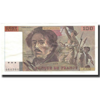 France, 100 Francs, Delacroix, 1990, TTB+, Fayette:69bis1a, KM:154e - 100 F 1978-1995 ''Delacroix''