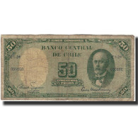 Billet, Chile, 5 Centesimos On 50 Pesos, KM:126b, B - Chili