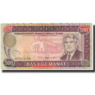 Billet, Turkmanistan, 500 Manat, 1995, KM:7b, TTB - Turkmenistan