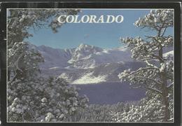 Wintertime In Colorado "Taylor Peak" - Photo James Frank - Timbre Airmail Alfred V. Verville - Rocky Mountains