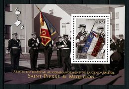 SPM Miquelon 2019 N° F1226 ** Neuf MNH Superbe Remise Au Commandant De Gendarmerie Du Drapeau France Flag - Nuevos