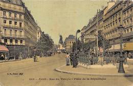 75003-PARIS-RUE DU TEMPLE , PLACE DE LA REPUBLIQUE -METROPOLITAIN - Arrondissement: 03