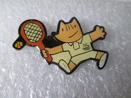 PIN'S   Jeux Olympiques  BARCELONNE 92   TENNIS - Jeux Olympiques