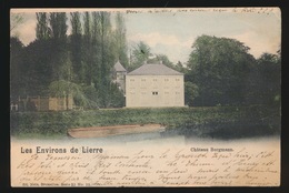 LES ENVIRONS DE LIERRE  - LIER  CHATEAU BERGMANN  1901   KLEUR  -- 2 AFBEELDINGEN - Lier