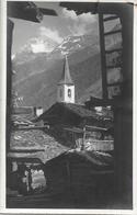 KIPPEL → Alte Dorfpartie Bei Der Kirche Mit Dem Bietschhorn, Fotokarte Ca.1930 - Kippel