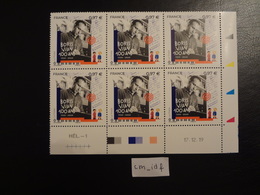 2019 FRANCE BLOC 6 TIMBRES DATÉ 0,97 " BORIS VIAN 100 ANS 1920 - 2020 "  DATE 17.12.19  Neuf** Gommés - 2010-2019