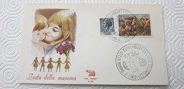 Festa Della Mamma A Torbidetto Assisi Perugia MOTHER'S DAY MOM Mommy 1970 Annullo Postmark Cancel - Giorno Della Mamma