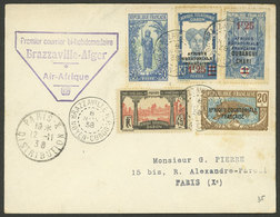 FRENCH EQUATORIAL AFRICA: 8/NO/1938 Brazzaville - Paris, Cover Carried On First Biweekly Airmail Between Brazzaville And - Sonstige & Ohne Zuordnung