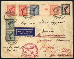 GERMANY: ZEPPELIN: Cover Sent From Friedrichshafen To Austria On The "Orientfahrt 1929", With Special Handstamp Of The F - Otros & Sin Clasificación