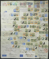 GERMANY: 47 Airmail Covers Sent To Argentina (few To Uruguay) In 1937 By DLH, Almost All With Different Dates, Fine Gene - Otros & Sin Clasificación