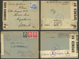 GERMANY: DOUBLE CENSOR Nazi + Allied On 2 Covers Sent To Argentina In MAY/1940, Very Attractive! - Otros & Sin Clasificación