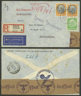 GERMANY: 10/JA/1941 Sebnitz - Argentina, Registered Airmail Cover Sent By LATI Franked With 2.05Mk., On Back Nazi Censor - Other & Unclassified