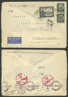 GERMANY: 15/AU/1942 Berlin - Argentina, Airmail Cover With Nazi Censor Label, On Back Lisboa Transit 20/AU And Buenos Ai - Other & Unclassified