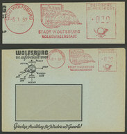 GERMANY: 5/JA/1957 Cover With Meter Label With Slogan Cancel Advertising For Volkswagen Beettle Car, VF! - Otros & Sin Clasificación