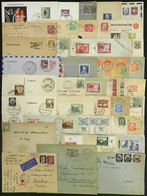 GERMANY: About 38 Covers, Cards, Etc. Of Varied Periods, Including Much Thematic Material, Flights, Covers With Interest - Altri & Non Classificati