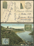 GERMANY - SARRE: 28/AU/1924 Neunkirchen - Argentina, Postcard Franked With 30c., Very Nice! - Lettres & Documents