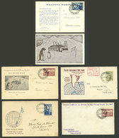 ARGENTINE ANTARCTICA - ORCADAS: 2/FE/1942 Inauguration Of The Postal Office In Orcadas Islands, 4 Commemorative Covers A - Sonstige & Ohne Zuordnung