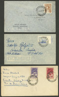 ARGENTINE ANTARCTICA - ORCADAS: 3 Covers Sent To Buenos Aires On 14/FE/1943, 5/FE/1945 And 5/MAR/1946, VF Quality! - Other & Unclassified