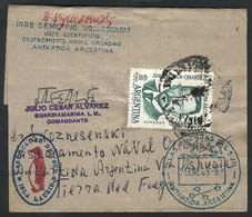 ARGENTINE ANTARCTICA (SOUTH ORKNEYS): Wrapper For Printed Matter Franked With 1P., Sent From Buenos Aires To Orcadas, Wi - Sonstige & Ohne Zuordnung