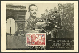 ALGERIA: 18/DE/1948 Maximum Card Of Gral. Leclerc, Very Nice! - Autres & Non Classés