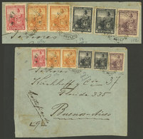 ARGENTINA: RARE PERFORATIONS ON COVER: Registered Cover Sent From FEDERACIÓN (Entre Ríos) To Buenos Aires On 27/NO/1909  - Préphilatélie